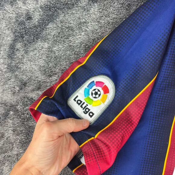 Nike Dri-Fit FC Barcelona Lionel Messi Jersey Short Sleeve Men's M *Flaw - Picture 5 of 15